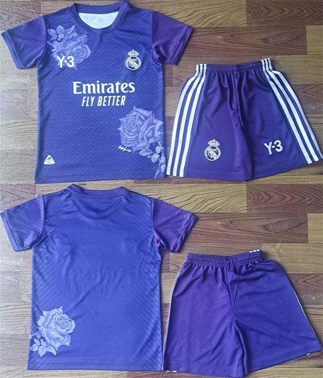 Youth Royal Real Madrid Custom Soccer Jersey Suit